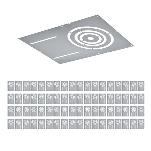 New Construction Mounting Plate 3-4-6" Round Wafer Rough in Plate 72Pcs - color: Asymmetry, size: 72PCS