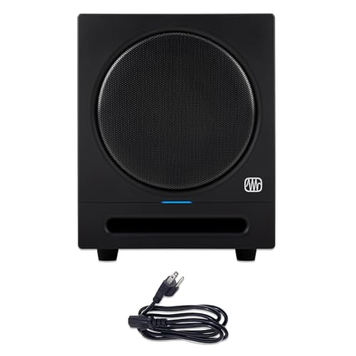 PreSonus Eris Sub 8BT — 8" Inch Powered Subwoofer, Powered Sub, Active Subwoofer, Wireless, Bluetooth, Home Audio, Bass Speaker, Home Theater, Music Production, Gaming - color: Black, size: 8" Subwoofer Bluetooth