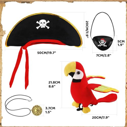 Pirate Hat Pirate Costume Accessories for Kids Man Woman Halloween Costume Party Dress UP