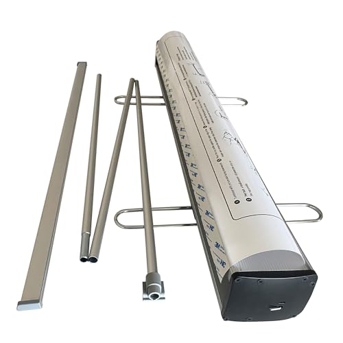 Heavy Duty Retractable Banner Stand 36"x72"--90" 1 UNITS with Padded Canvas Bag (STAND ONLY) for Business Promotion Advertising, Stores, Trade Show, Birthday，Wedding and other Events Displays (36")