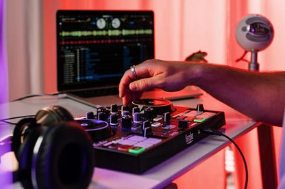 Hercules DJControl Inpulse 200 MK3 - Ideal DJ Controller with Serato Lite | Beatmatch light guides, dedicated Stems controls, 8 performance pads, touch jog wheels & DJUCED/Serato DJ Lite - style: Inpulse 200MK3 Edition