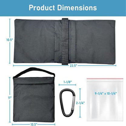 20 Pack Weight Sand Bags Saddle-Bag Style for Photography Tripod, Video Equipment, Studio Set, Light Stand, Film Set, Folding Chair, Camping Tents, Sports, Indoor Outdoor Use - style: 20-Pack