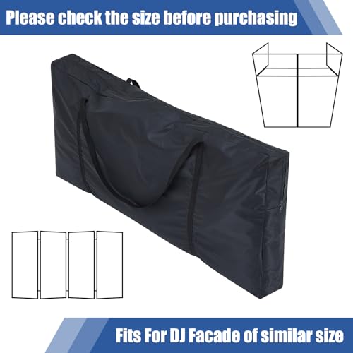 Huhumy DJ facade Carry Bag 50 x 29.5 x 5.7 Inch 1680d Oxford Cloth DJ Booth Facade Panel Carrying Bag Black Portable Equipment Case Reinforced Replacement - size: 50 x 29.5 x 5.7 Inch