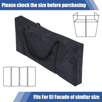 Huhumy DJ facade Carry Bag 50 x 29.5 x 5.7 Inch 1680d Oxford Cloth DJ Booth Facade Panel Carrying Bag Black Portable Equipment Case Reinforced Replacement - size: 50 x 29.5 x 5.7 Inch