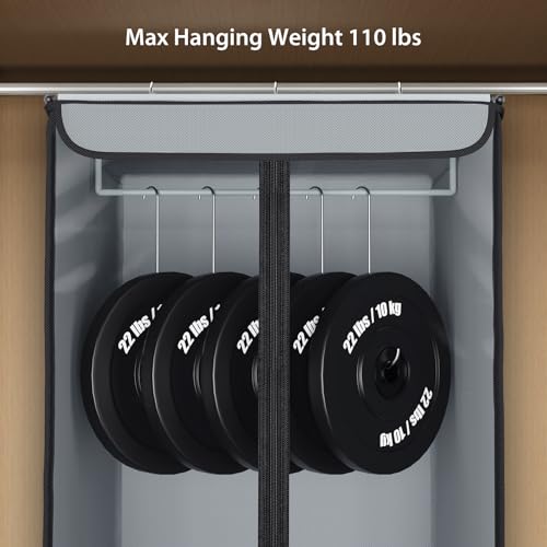 Univivi Garment Bags for Hanging Clothes, Cloth Bag 54 In, 2 PCS, Grey - color: Grey, size: 54"-2PCS
