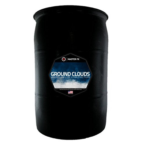 Ground Clouds - Fast Dissipating - Indoor Low- Lying Molecular Fog Fluid - 55 Gallon Drum - size: 55 Gallon Drum