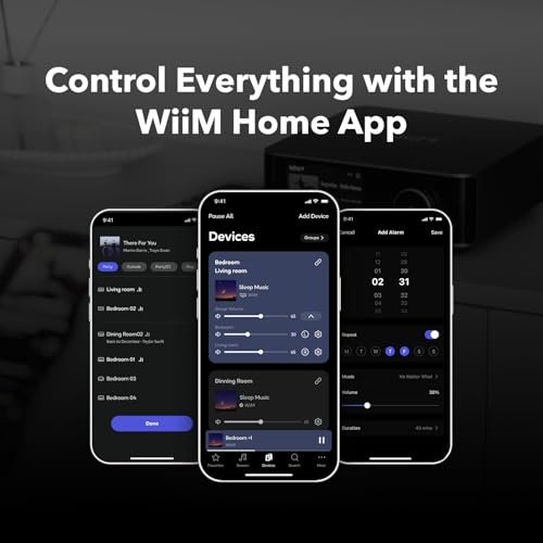 WiiM Amp Ultra Stereo Streaming Amplifier, HDMI ARC & RoomFit, Silver | Upgrade Passive Speakers with 100W/ch at 8Ω, Hi-Res Sound, Touchscreen Control, RoomFit Correction, and Multi-room Audio - color: Silver