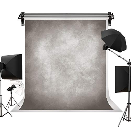 Kate 5x7ft Vintage Backdrops Abstract Grey Portrait Photo Backdrop for Photography Studio - color: Grey