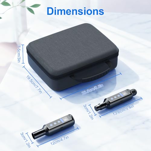 Tomshine Wireless DMX512 Controller Kit with Transmitter, 3 Touch Screen Battery-Powered Receivers 20 ID Groups for Party DJ Show Club LED Stage Disco KTV Stage Light