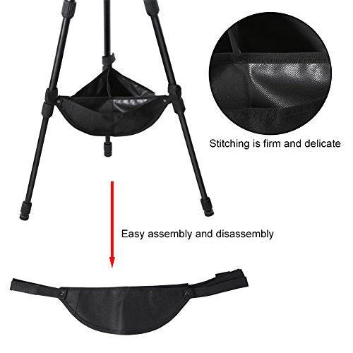 Tripod Weights Stone Bag, Tripod Stone Bag, Video Sand Bag, Black Universal Heavy Duty Tripod Boom Stand Stabilizer Stone Bag Photography Tackle Accessory for Tripod Easel Light Stand Photography