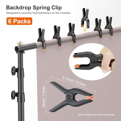 LINCO Lincostore Backdrop Stand Kit 9.4x8.3ft(WXH) for Party Photography - size: 9.4x8.3 ft