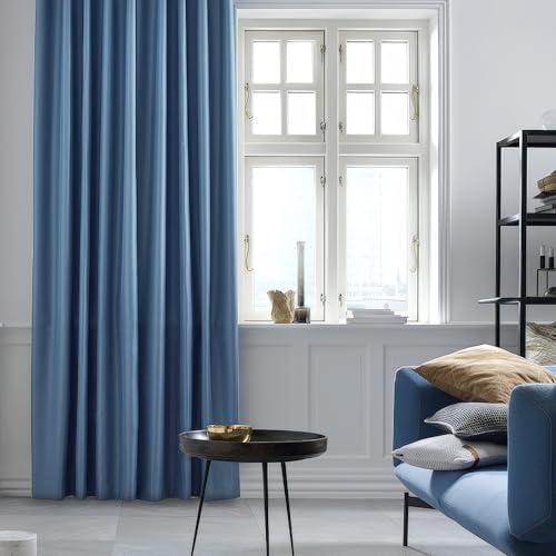 FMFUNCTEX Velvet Blackout Curtains Blue Thermal Insulated Curtains for Bedroom Living Room Darkening Curtains 72 Inches Long Soft Luxury Heavy Rod Pocket Slate Blue Drapes Dining Room 2 Panels Set - color: Slate Blue, size: 52"W x 72"L (Pack of 2)