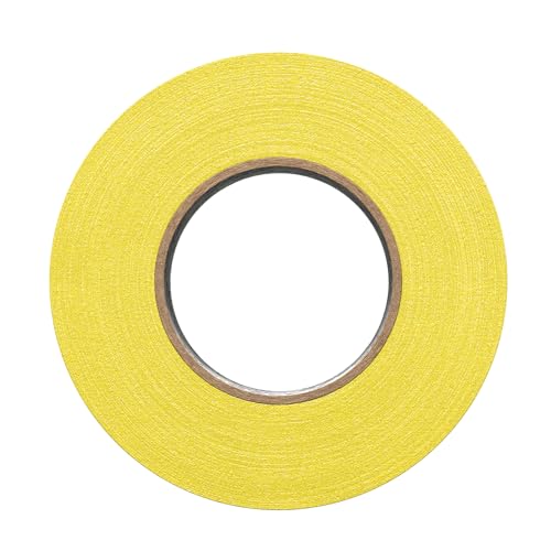 2" Pro Gaff Gaffers Tape 55 yards length yellow matte. Premium Heavy-Duty Gaffers Tape trusted by professional Gaffers. Made in the USA. Holds Tight, Easy to remove. (Pack of 24)