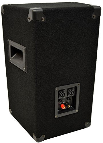 Harmony Audio 10" Passive PA Speaker with Speakon Cables and Stand 300W | DJ loudspeaker plus tripod, twist-lock cords included, 2-way 10 inch cabinet, karaoke parties, live band sound, easy setup