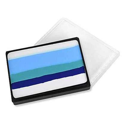 Mehron Makeup Paradise AQ Prisma Blendset - COOL | Professional Face & Body Paint Makeup. Perfect for Easy Color Blending. Vegan, Cruelty-Free, & Made in USA. - color: Cool