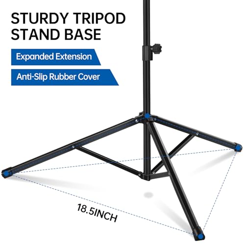 MOSEN Folding Music Stand 2-in-1 Dual-Use & Desktop Book Stand Lightweight Adjustable Metal Sheet Music Stand, Portable Desktop Stand with Carrying Bag, 1 Pack, Black - color: Matte Black
