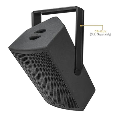 Sound Town Mode Audio 12-Inch High-Fedelity Full-Range Loudspeaker, with Italian-Made FaitalPRO Neodymium Driver, Birch Plywood, U Bracket, Black (CB-12) - color: Off-Black, size: 12"