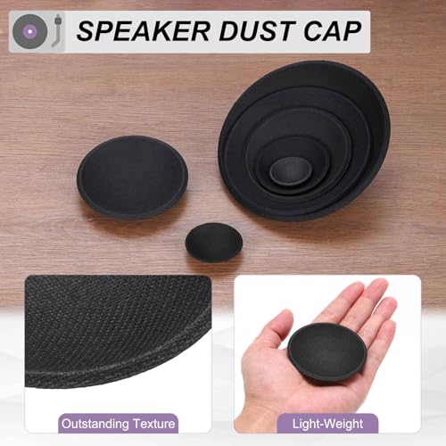 MECCANIXITY 8Pcs Speaker Dust Cap 64mm/2.52" Outer Diameter Subwoofer Paper Cap Subwoofer Coil Cover for Speaker Decoration Accessory Repair - size: 2.36 x 2.52 x 0.39 inch