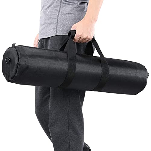 22in/55cm Tripod Carrying Case, Heavy Duty Nylon Bag with Shoulder Strap, Padded for Light Tripods, Monopods, Umbrellas, Softboxes, Boom Stands, Speaker Stands - size: 22"/55cm