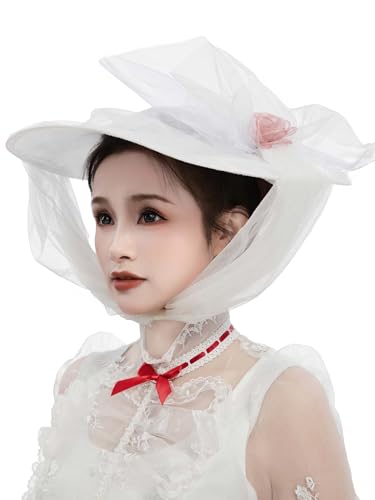 haikyuu Women Mary Cosplay Dress With Hat Edwardian Era Dress Renaissance Vintage Costume Halloween - size: Large