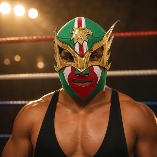 Artisans Bazaar Mexican Custume Wear Masks Luchador Mexicano Wrestling Masks Foamy Material for Men & Women Lucha Libre Adult - style: Mexicano