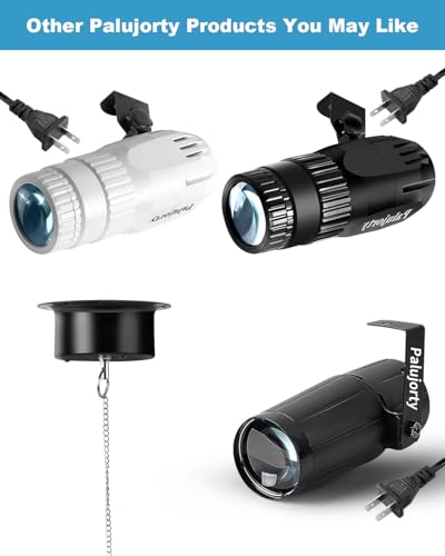 Disco Ball Light, Palujorty 5W Pinspot Light in for Mirror Ball Party - size: 1 mini pinspot