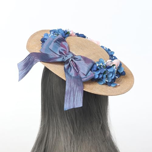 COSDREAMER Victorian Hat Girls Women Tea Party Sun Hat Small - color: E