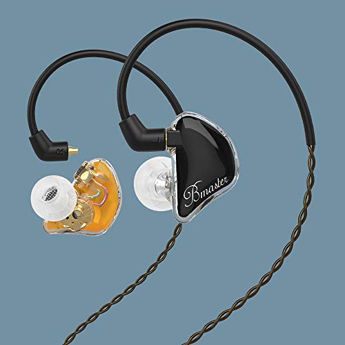 BASN Bmaster in Ear Monitor, Hybrid Triple Drivers Drummer IEM Headphones - color: Golden/Black