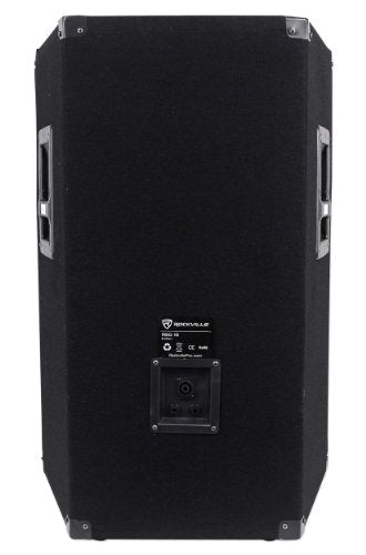 Rockville RSG15 1500W 3-Way 8-Ohm Passive PA Speaker, 15" Woofer, 4 Bullet Tweeters, Compression Horn, for DJs and Pro Audio | 1500W Peak/750W RMS, SpeakON and 1/4" Inputs, Piezo Compression Horn, 102dB Sensitivity, Carpeted MDF, 80 Oz Magnet - style: 15"