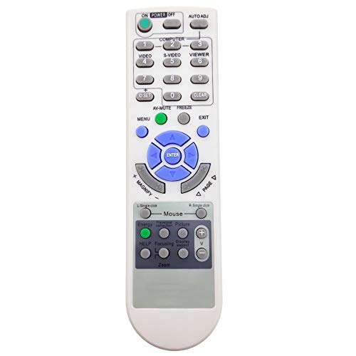 RMT-PJ36/ RMT-PJ38 Projector Remote Control Replacement | [INTECHING Make] For use with NEC NP-M282X, NP-M283X, NP-M322W, NP-M322X, NP-M323W, NP-M323X, NP-M332XS, NP-M333XS, NP-M352WS - style: 79TC3051
