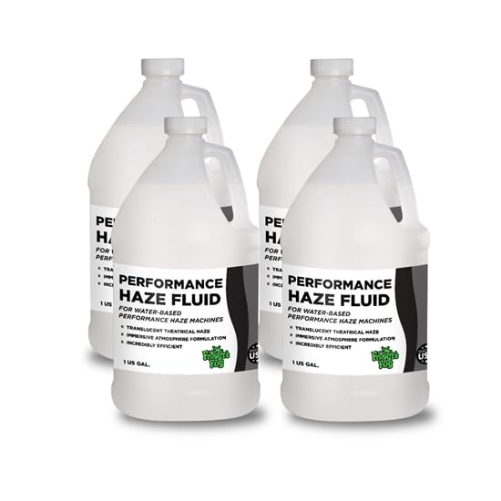 Froggy's Fog High Performance Haze - Professional Water Based Haze Juice - Designed To Complement the ETC HQ-100 Hazer (4 Gallon Case) - size: 4 Gallon Case