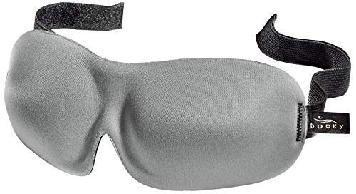Bucky 40 Blinks No Pressure Eye Mask for Travel & Sleep - color: Cool Gray