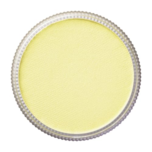 TAG Professional Face and Body Paint, Pastel Yellow 32gm, non toxic, hypoallergenic, easy to wash off, ideal for Kids Parties, Halloween, Cosplay and Events