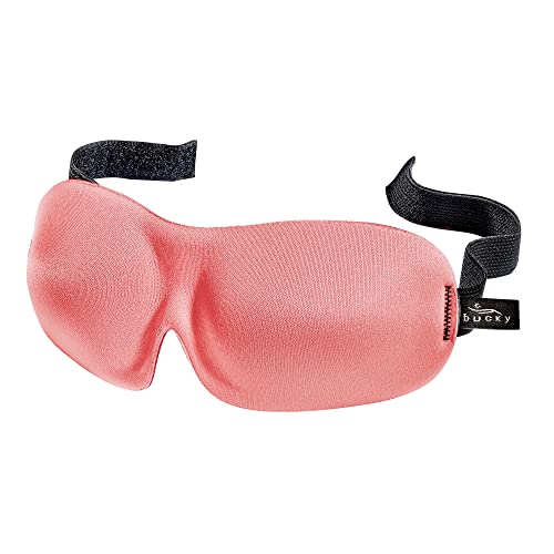 Bucky 40 Blinks No Pressure Eye Mask for Travel & Sleep - color: Strawberry