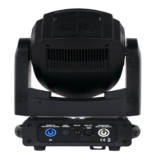Audiosavings Bundle: (4) ADJ Focus SPOT 5Z Moving Head Spot Light Bundle with (1) QRC-MH Flight Case,(1) Fog Machine,(1) DMX Controller, (1) Travel Bag, (1) Fog Juice,(4) 25 DMX Cable(13 Items)