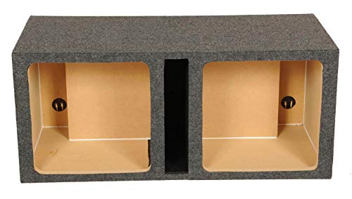 Q Power HD215 VENT SQ Dual 15-Inch Vented Custom Speaker Box for Kicker L7 Subwoofer