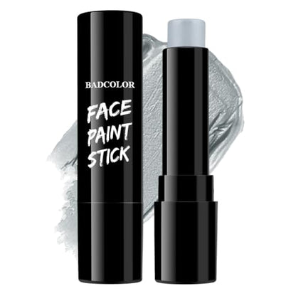 BADCOLOR Zombie Blue Face Body Paint, Waterproof Eye Black Stick for Adults and Kids, Professional Facepaint for Zombie Homestuck Grayscale Skeleton Ice Queen Tin Man Mime - color: 1PCS Zombie Blue