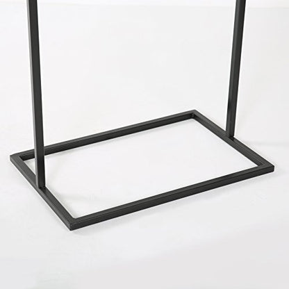 M&T Displays Metal Eco Info Board Black 18x60 Inches Slide-In Poster Sign Holder 1 Tier Double Sided Floor Standing Advertising Display with Backing and Anti-Glare PET Cover