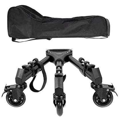 SmallRig Universal Photography Tripod Dolly, Heavy Duty with 3" Rubber Wheels, Adjustable Legs and Carry Bag, 33 lbs Capacity Tripod Wheels for Canon for Sony Cameras Camcorder Video Lighting- 3986 - style: 33lbs Capacity