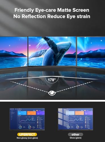 UPERFECT True 4K Portable Monitor QLED, 15.6” 600 Nits 100% AdobeRGB - size: 15.6"