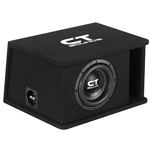 CT Sounds Single 8” 800W Loaded Tropo Series Ported Car Subwoofer Box - TROPO-1X8D2 - size: Single 8"