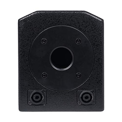 Sound Town Pair of Passive Wall-Mount Column Mini Line Array Speakers with 4 x 5” Woofers, Black for Live Event, Church, Conference, Lounge, CARPO-V5B