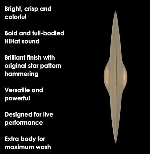 Zildjian Z40104 15" Z Custom Hi-Hats Cymbals | Crisp Chick Articulation, Tight Groove Control, Clean Stick Response, Built for Any Drum Set, Pro Bronze Alloy Build - size: 15-Inch