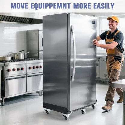 KEDSUM 2000LBS Heavy Duty Moving Dolly with 6 Swivel Wheels, Furniture Dolly with 100% Thicken Steel Frame, Expandable Appliance Dolly Cart Up to 43.6" Wide, All Terrain Used for Building Materials - size: 2.5“ wheel