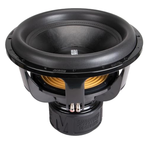 Sundown Audio M18 Car Subwoofer – 18" Dual 2 Ohm, 2000W RMS/4000W Peak, 3" Aluminum VC, 35mm Xmax, Mega Roll Surround, Quad Magnet Motor, Low-Distortion SPL Sub - size: 18" - Dual 2 Ohm