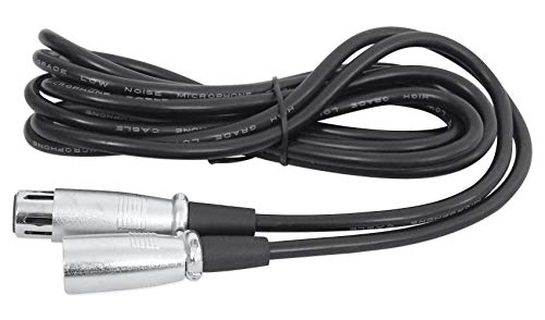 Rockville RCM01 Pro Studio Condenser Microphone, 200 Ohm, Cardioid Pattern, Metal Shock Mount, 30Hz-20kHz Frequency, XLR and 3.5mm Cables, for Vocals and Podcasting | 25mm Diaphragm, Cardioid, 48V Phantom Power, 30Hz-20kHz, 130dB SPL, 10 Ft XLR/3.5mm Cabl