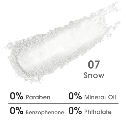 UCANBE White Single Eyeshadow Palette, Highly Pigmented Matte Eye Shadow Powder, Professional Long-Lasting Waterproof Makeup Palette - color: 07 Snow