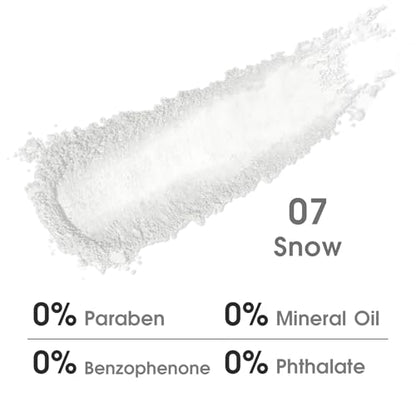 UCANBE White Single Eyeshadow Palette, Highly Pigmented Matte Eye Shadow Powder, Professional Long-Lasting Waterproof Makeup Palette - color: 07 Snow
