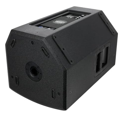 Rockville PLX12 12" Powered PA Speaker, 3000W Peak / 750W RMS, Plywood, DSP | Enclosure, Bluetooth 5.2 TWS, 2 XLR/TRS Inputs, AUX, XLR Output, Wedge Monitor, Pole Mount, 127dB SPL, Class D, 12 Fly Points