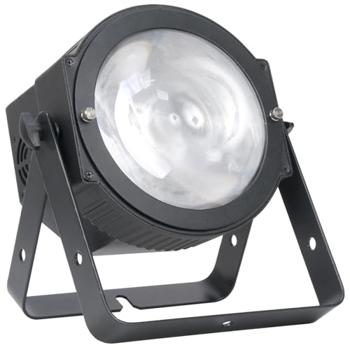 Audiosavings Bundle: (2) ADJ DOTZ PAR 100 RF RGB COB LED Par Can Wash Light Bundle With (2) RV RLB40 Padded Travel Bag & (2) RV RDX3M25 3 Pin DMX Lighting Cables & RB R720L Fog Smoke Machine (Items 7)